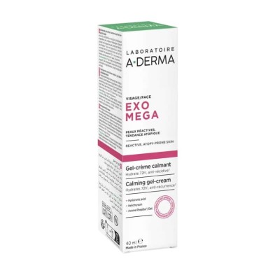 A-DERMA EXOMEGA GEL-CREMA CALMANTE FACIAL 40 ML