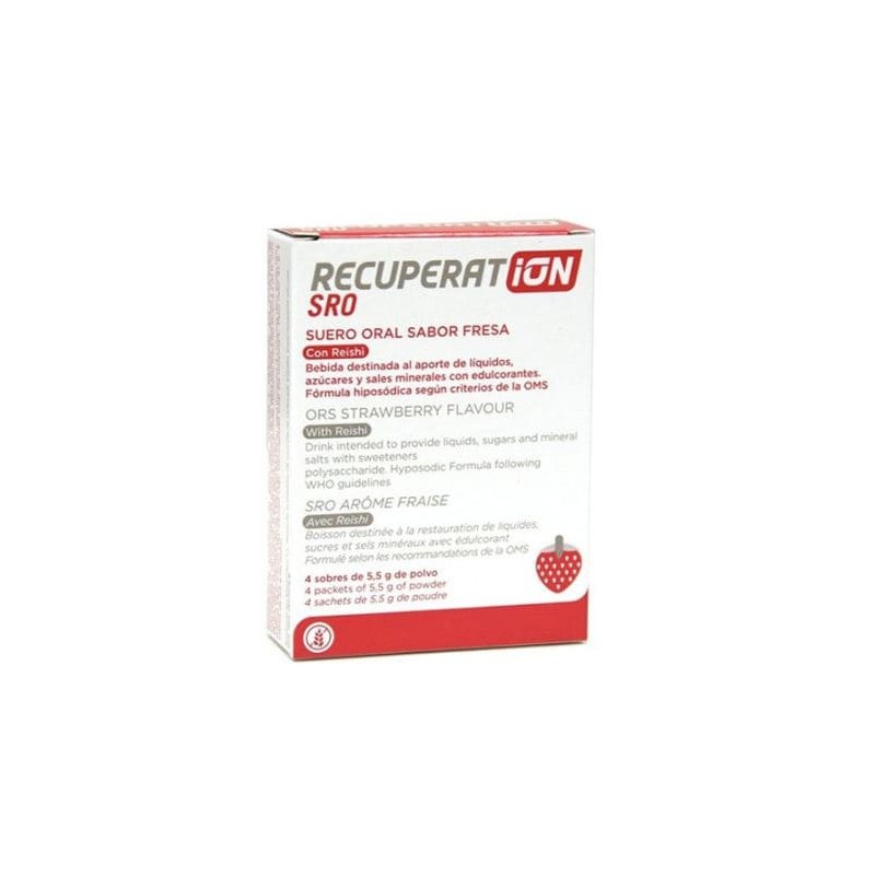 Recuperat-ion Suero Oral Fresa 4 Sobres | Farmacia Liceo