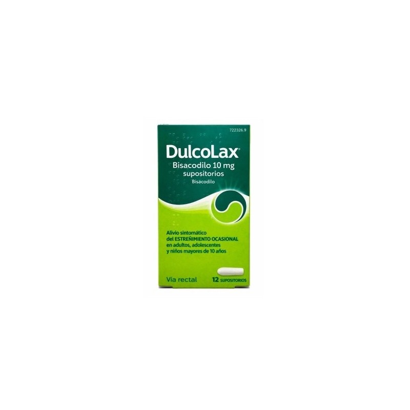 DULCOLAX BISACODILO 10 MG 12 SUPOSITORIOS