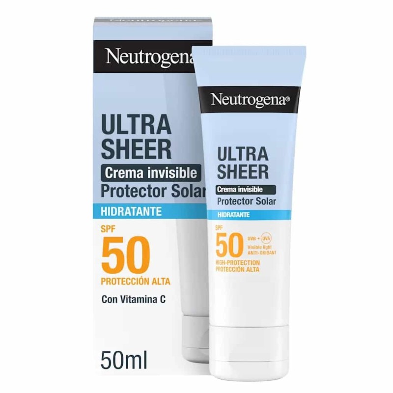 NEUTROGENA ULTRA SHEER CREMA HIDRATANTE FACIAL SPF 50