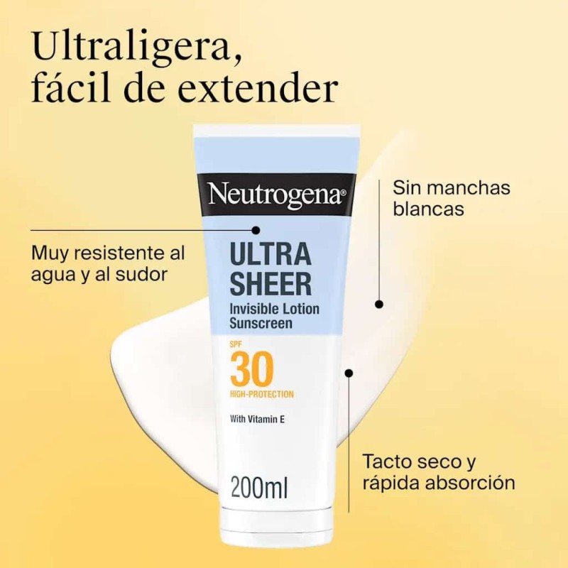 NEUTROGENA ULTRA SHEER LOCION HIDRATANTE SPF 30