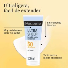 NEUTROGENA ULTRA SHEER LOCION HIDRATANTE CORPORAL SPF 50