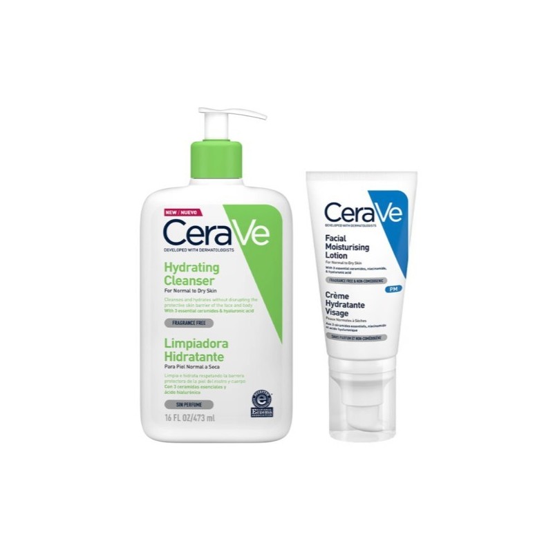 CERAVE PACK RUTINA HIDRATACION PIEL SECA/NORMAL