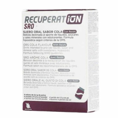 RECUPERAT-ION SUERO ORAL S.R.O. 4 SOBRES SABOR COLA