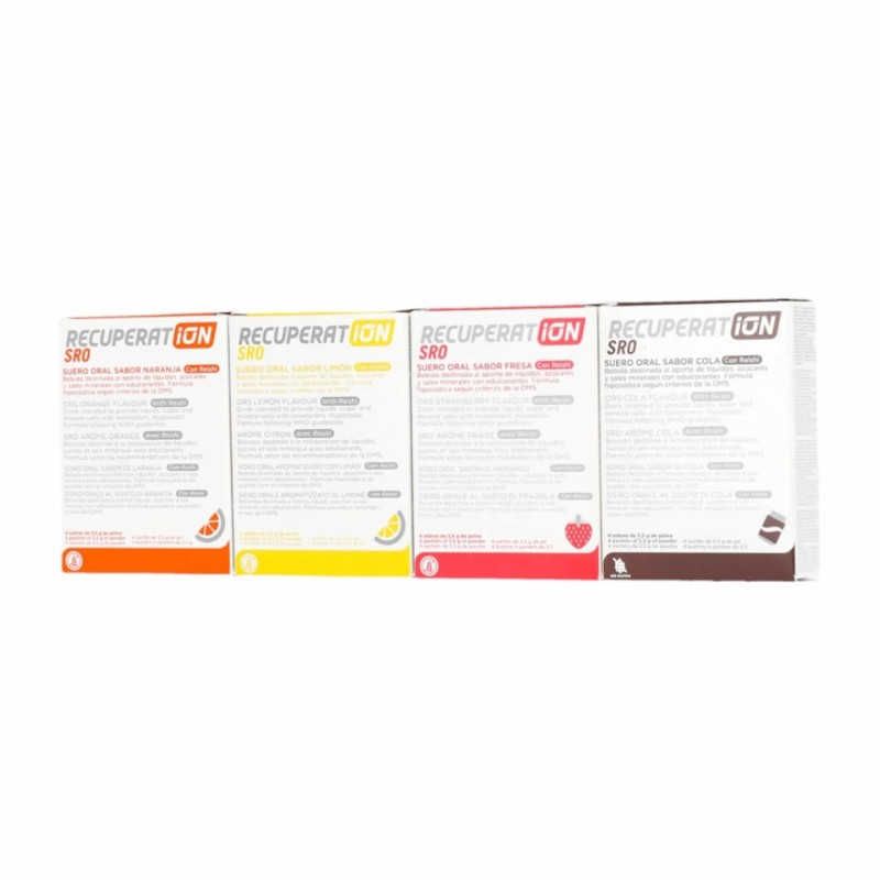 Recuperat-ion Suero Oral Cola 4 Sobres | Farmacia Liceo