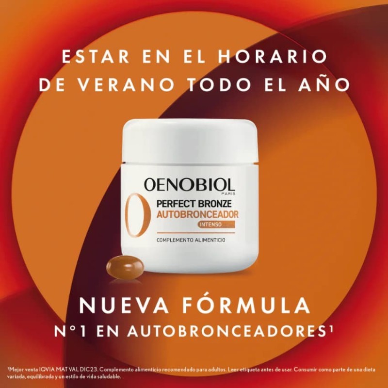 Oenobiol Autobronceador 30 Cápsulas | Farmacia Liceo