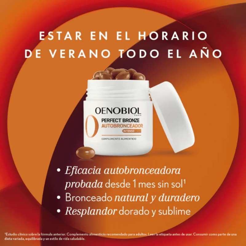 Oenobiol Autobronceador 30 Cápsulas | Farmacia Liceo