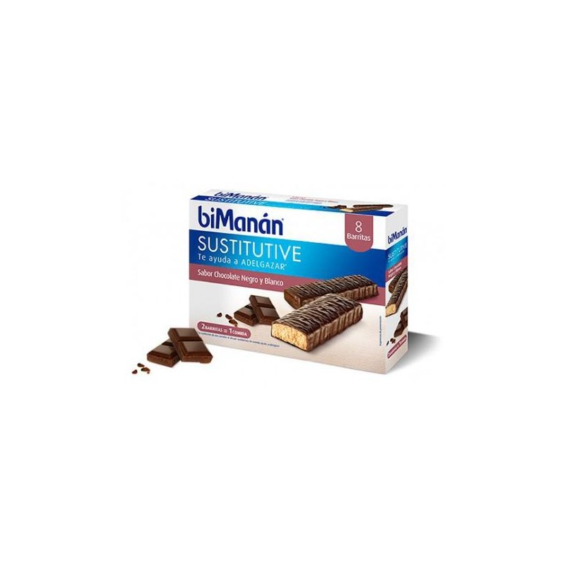 BIMANAN BARRITA CHOCOLATE NEGRO Y BLANCO 40 GR