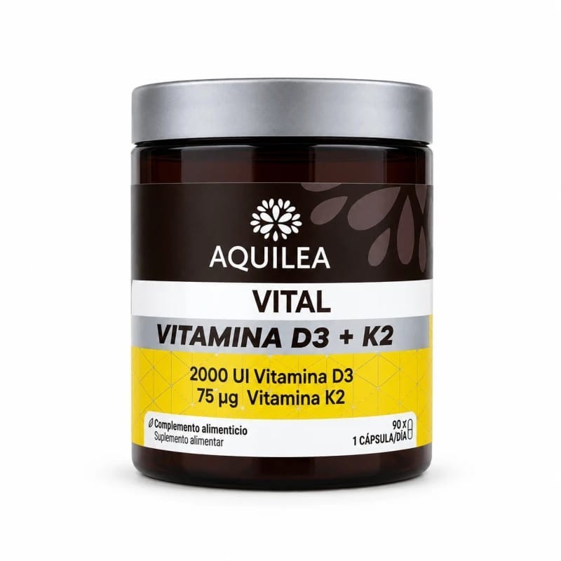 AQUILEA VITALS VITAMINA D3 + K2 90 CAPSULAS