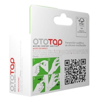 Tapones Ototap Silicona 6u | Ducha y piscina | Farmacia Liceo