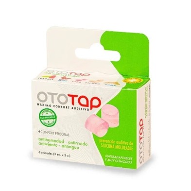 TAPONES OIDOS OTOTAP SILICONA 6 UNIDADES