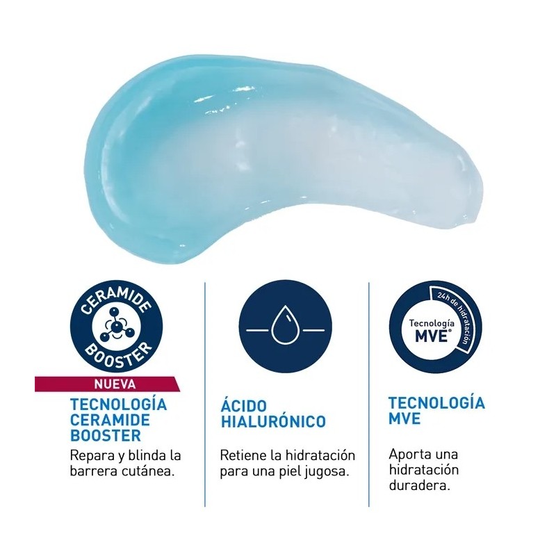 CERAVE WATER GEL HIDRATANTE ÁCIDO HIALURÓNICO 48 G