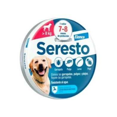 SERESTO COLLAR PARA PERROS MÁS DE 8 KG 70 CM 4,50/2,03 G