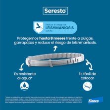 SERESTO COLLAR PARA PERROS MENOS DE 8 KG 38 CM 1,25/0,56 G