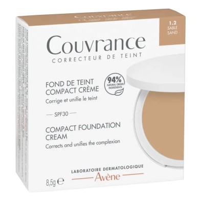 AVENE COUVRANCE CREMA COMPACTA ACABADO MATE TONO 3 ARENA 9.5 GR