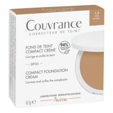 AVENE COUVRANCE CREMA COMPACTA ACABADO MATE TONO 4 MIEL 9.5 G