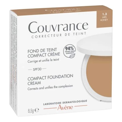 AVENE COUVRANCE CREMA COMPACTA ACABADO MATE TONO 4 MIEL 9.5 G