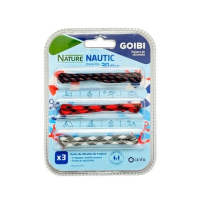GOIBI PULSERA CITRONELA NATURE NAUTIC 3 UNI