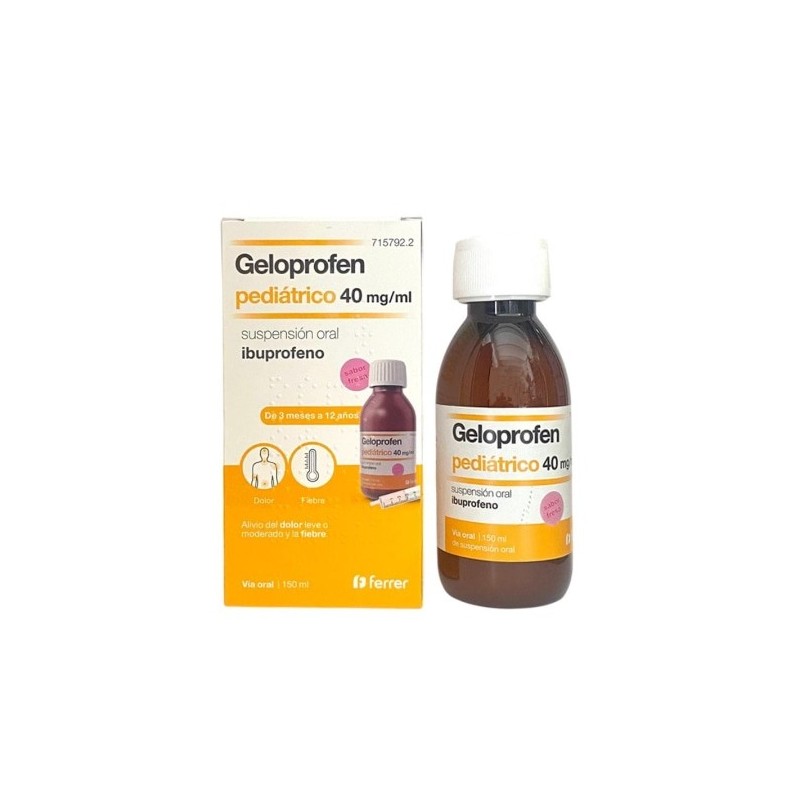 GELOPROFEN PEDIATRICO 40 MG/ML SUSPENSION ORAL 1 FRASCO 150 ML