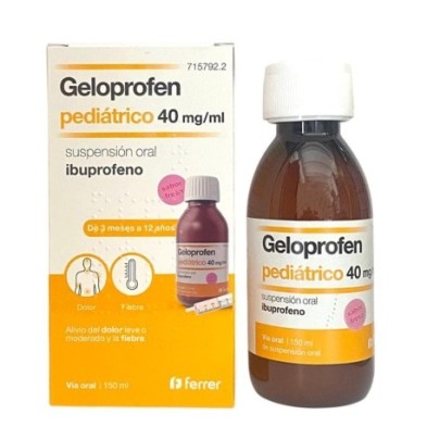 GELOPROFEN PEDIATRICO 40 MG/ML SUSPENSION ORAL 1 FRASCO 150 ML