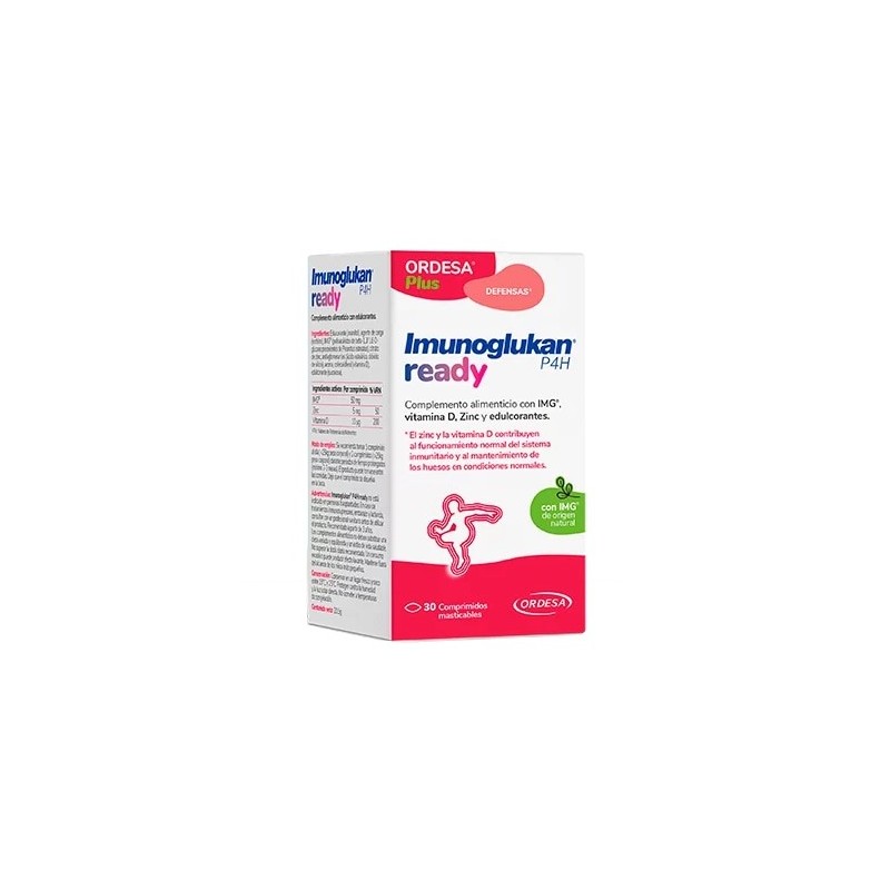 IMUNOGLUKAN P4H READY 30 COMPRIMIDOS MASTICABLES