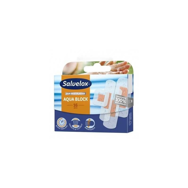 SALVELOX AQUA BLOCK APOSITO ADHESIVO 16 APO