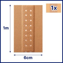 HANSAPLAST APO ADH TIRA 1MX6CM