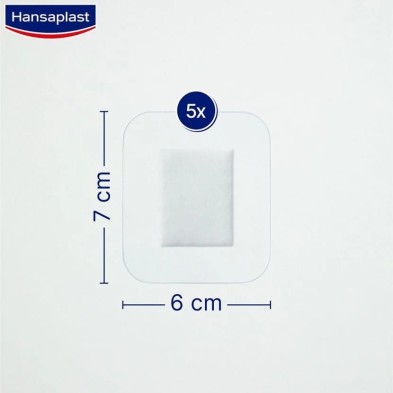 HANSAPLAST AQUA PROTECT APOSITO ADHESIVO XL 5 U 6X7