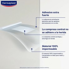 HANSAPLAST AQUA PROTECT APOSITO ADHESIVO XL 5 U 6X7