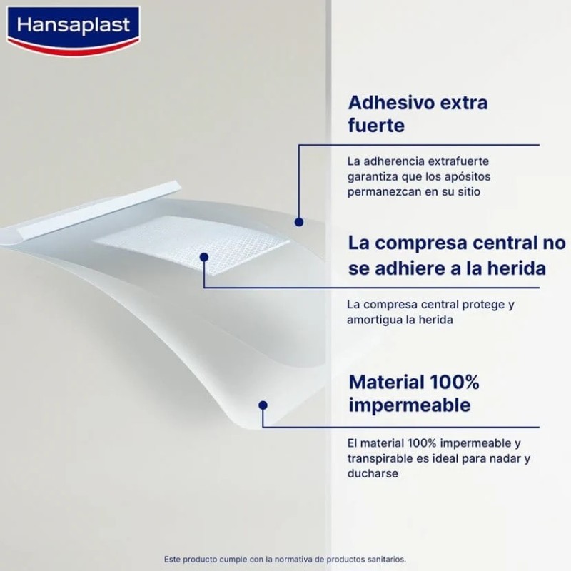 HANSAPLAST AQUA PROTECT APOSITO ADHESIVO XL 5 U 6X7