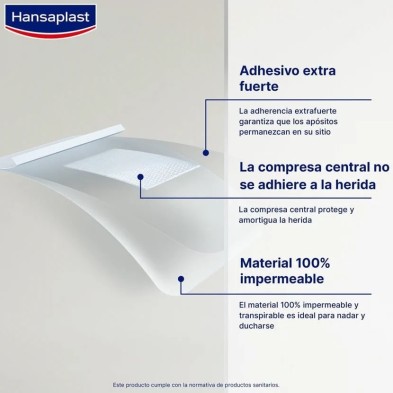 HANSAPLAST AQUA PROTECT APOSITO ADHESIVO XL 5 U 6X7