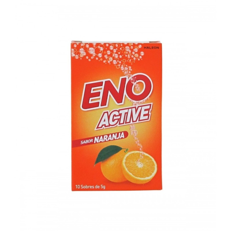 ENO ACTIVE 10 SOBRES 5 G SABOR NARANJA