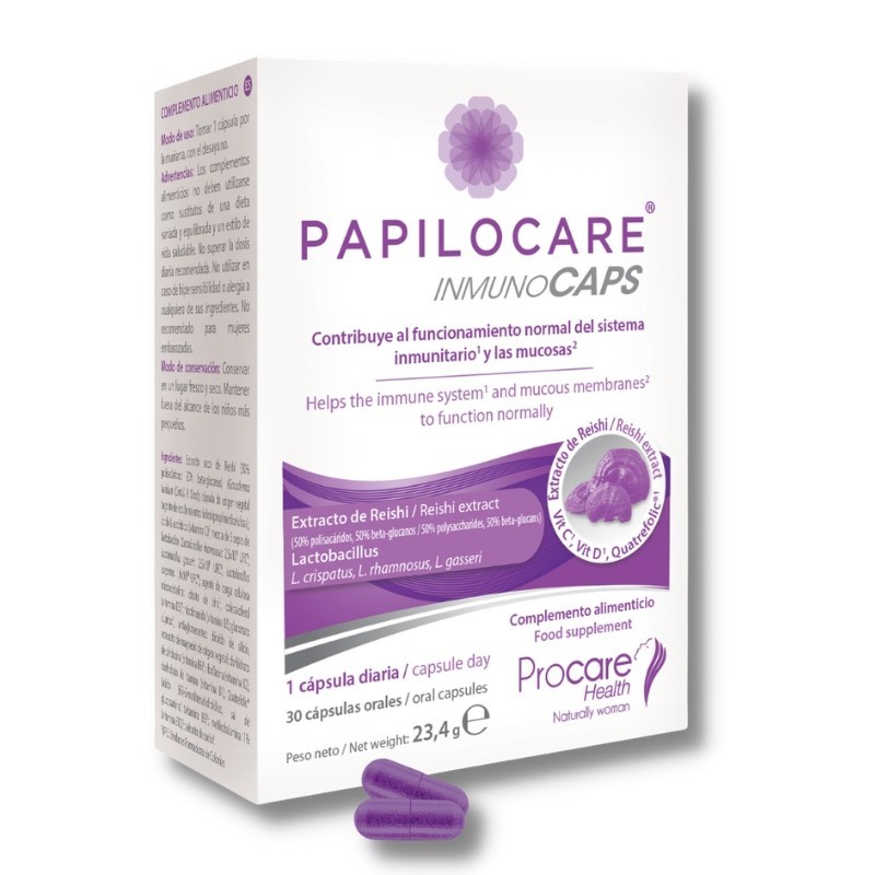PAPILOCARE INMUNOCAPS 30 CAPSULAS