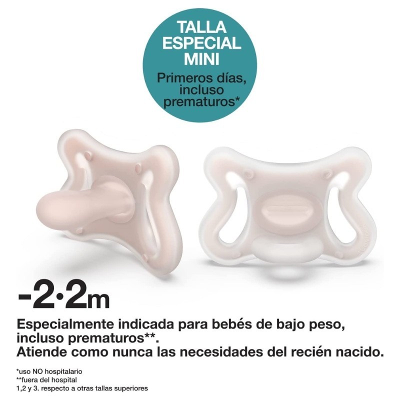 CHUPETE SILICONA SUAVINEX SX PRO ZERO -2 - 2 MESES