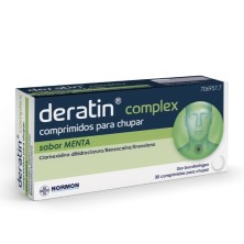 DERATIN COMPLEX 30 COMPRIMIDOS PARA CHUPAR (SABOR MENTA)