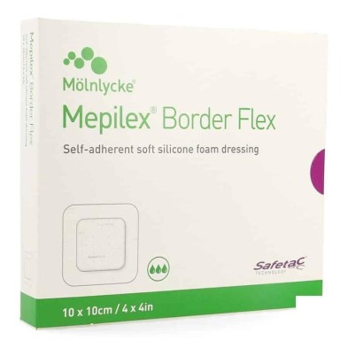 MEPILEX BORDER APOSITO ESTERIL 10x10 CM 3 UNIDADES