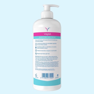 VAGISIL HIGIENE INTIMA DIARIA SENSITIVE 1 ENVASE 500 ML