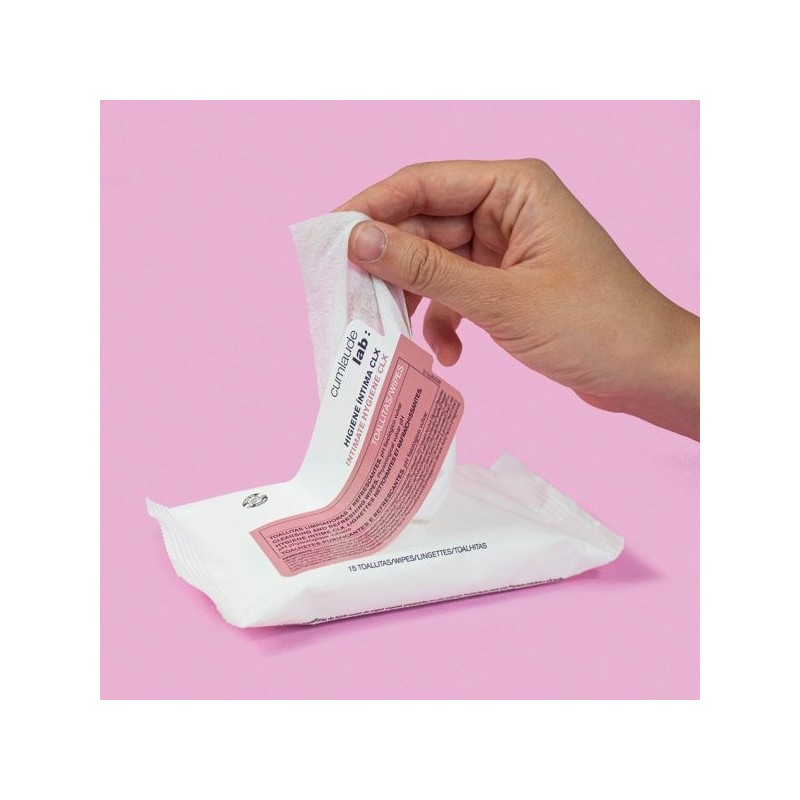 CUMLAUDE LAB: HIGIENE INTIMA CLX TOALLITAS 15 UNIDADES