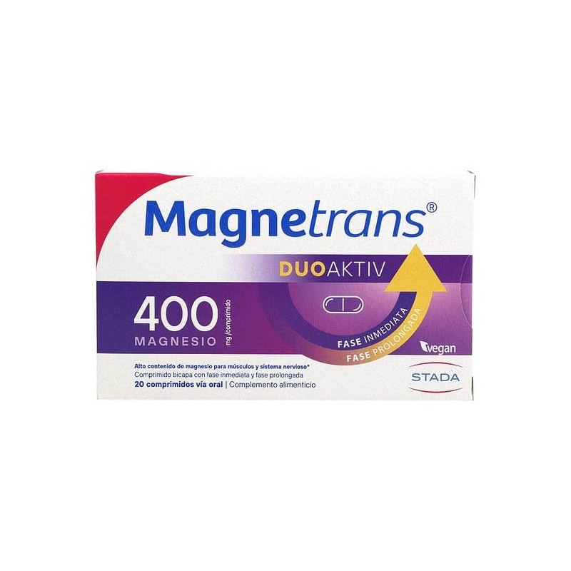 Magnetrans DuoAktiv 400 mg 20 Comprimidos | Farmacia Liceo