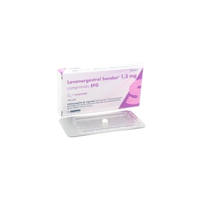 LEVONORGESTREL SANDOZ EFG 1,5 MG 1 COMPRIMIDO