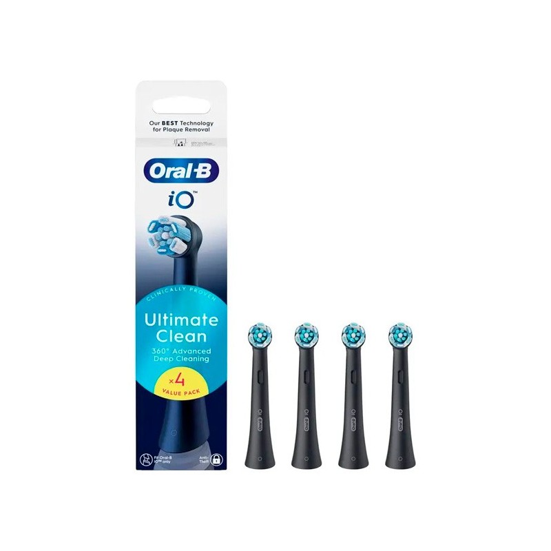 CEPILLO ELECTRICO RECAMBIO OB IO ULTIMATE CLEAN 4 UN NEGRO