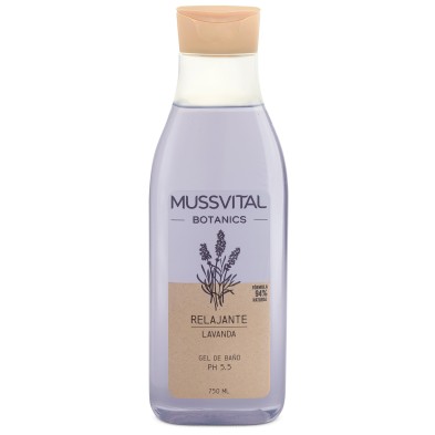 MUSSVITAL ESSENTIALS BOTANICS GEL DE BAÑO LAVANDA 1 ENVASE 750 ML