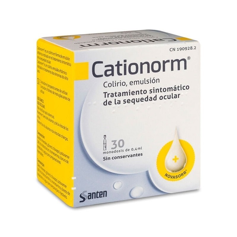 CATIONORM 30 MONODOSIS 0,4 ML