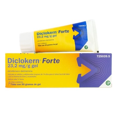 DICLOKERN FORTE 23.2 MG/G GEL TOPICO 50 G