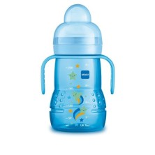 BIBERON ENTRENAMIENTO MAM TRAINER + A 220 ML AZUL