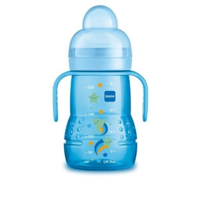 BIBERON ENTRENAMIENTO MAM TRAINER + A 220 ML AZUL