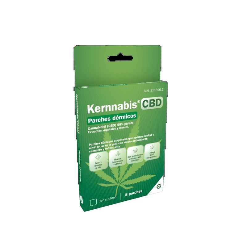 KERNNABIS CBD PARCHES DERMICOS 8 UNIDADES