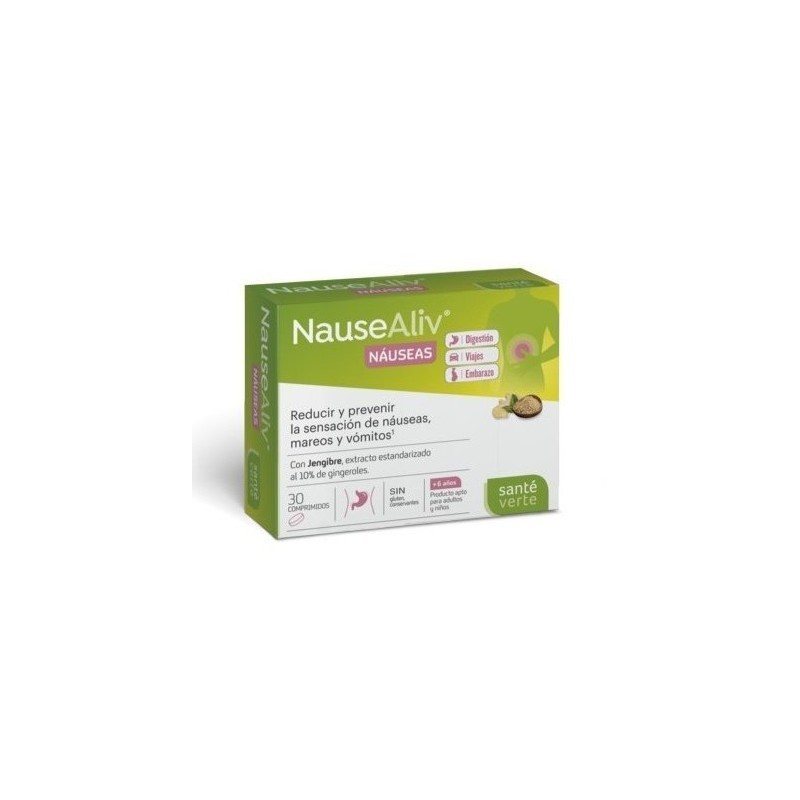 NAUSEALIV NAUSEAS 30 COMPRIMIDOS