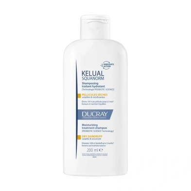 KELUAL SQUANORM CHAMPU TRATANTE HIDRATANTE CASPA SECA DUCRAY 1 ENVASE 400 ML