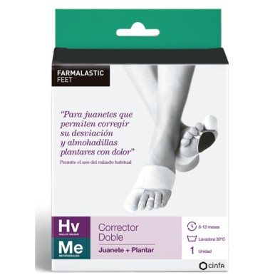 CORRECTOR DOBLE JUANETES Y PLANTAR FARMALASTIC F
